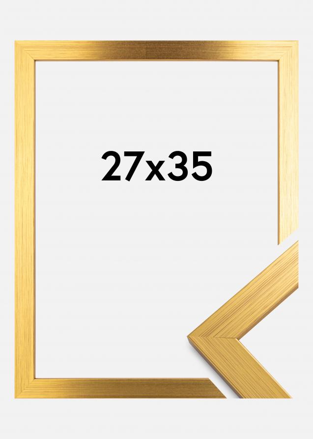 Rahmen Gold Wood 27x35 cm
