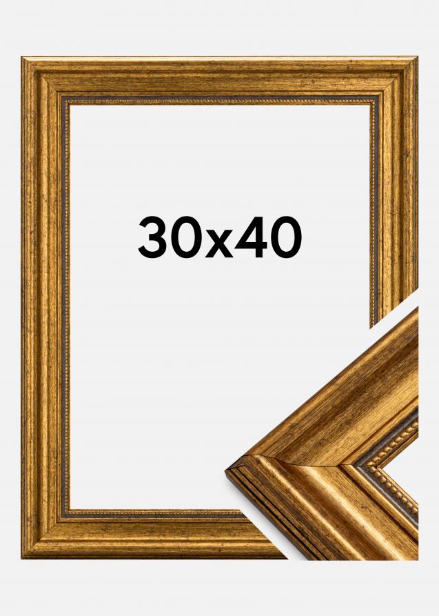 Rahmen Rokoko Acrylglas Gold 30x40 cm