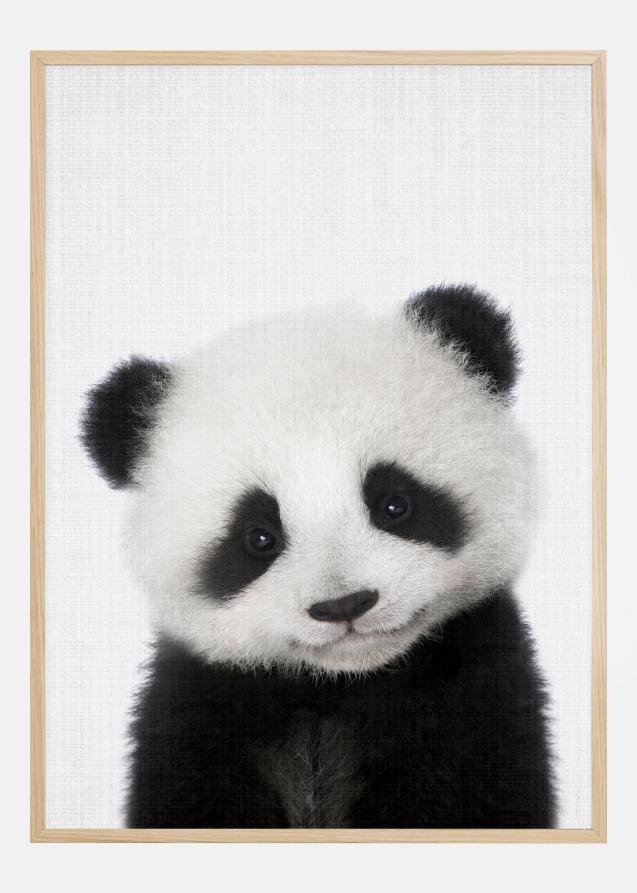 Peekaboo Baby Panda Poster