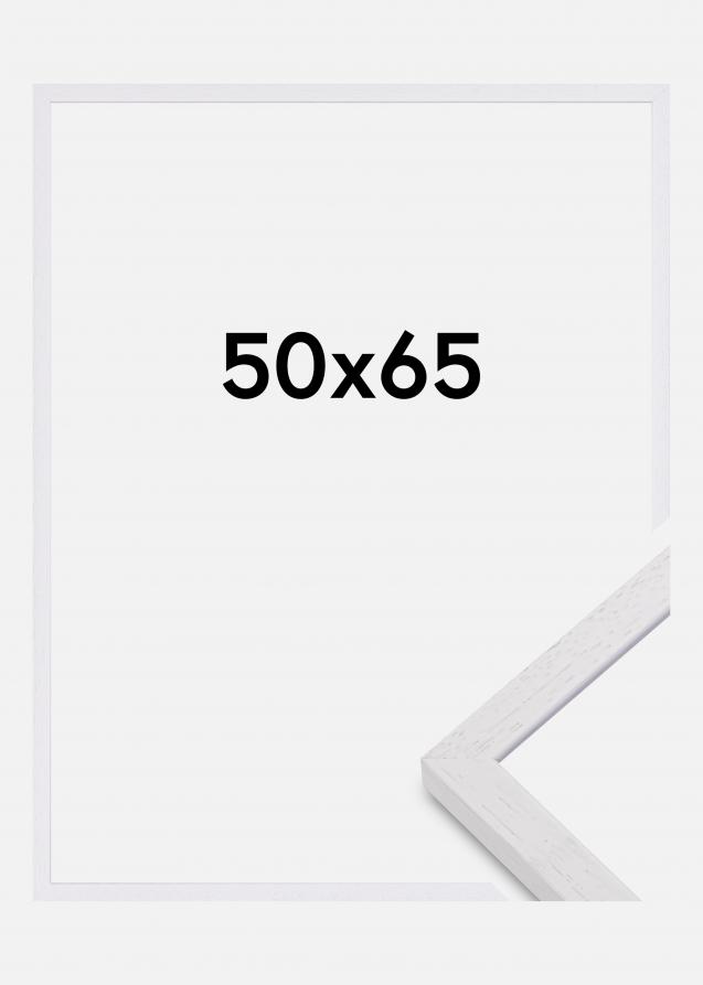 Bilderrahmen Glendale Matt Antireflexglas Weiß 50x65 cm