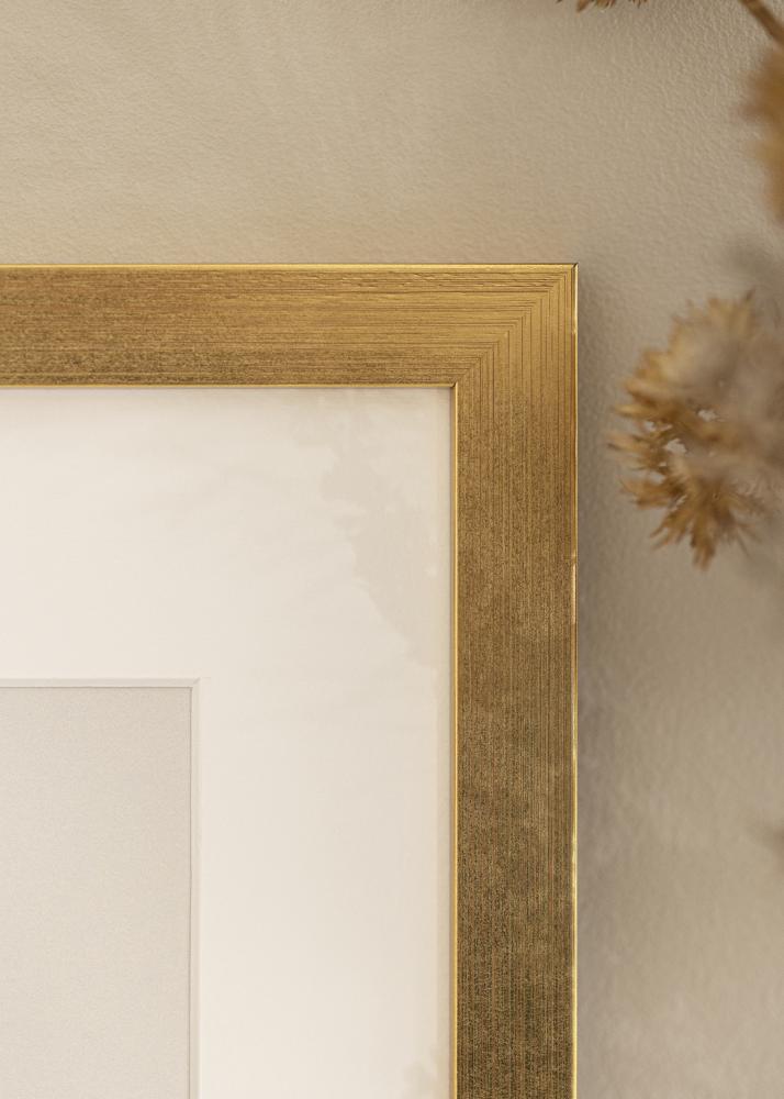 Rahmen Gold Wood Acrylglas 59,4x84 cm (A1)