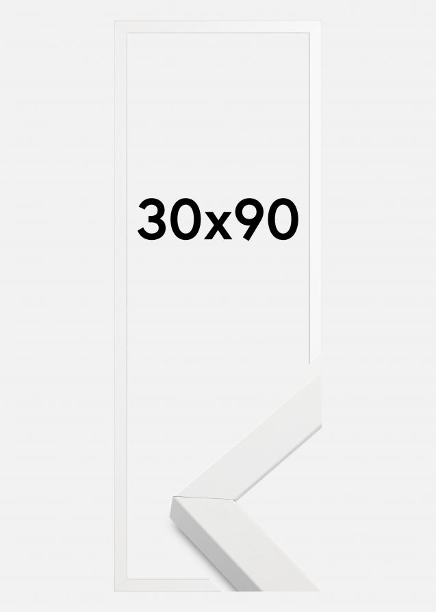 Rahmen Amanda Box Weiß 30x90 cm