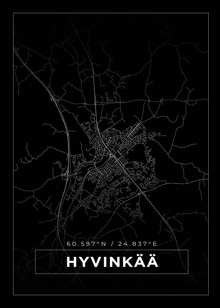 Map - Hyvink - Black