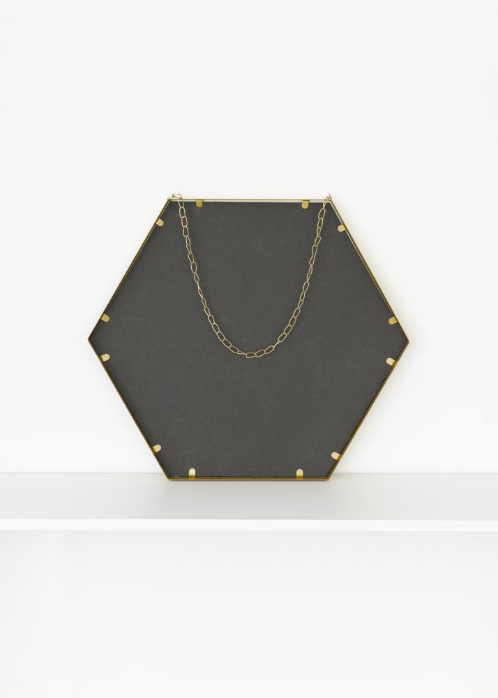 KAILA Spiegel Hex Chain - Gold 39x45 cm