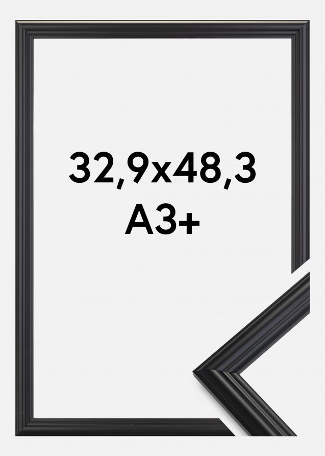 Rahmen Siljan Acrylglas Schwarz 32,9x48,3 cm (A3+)