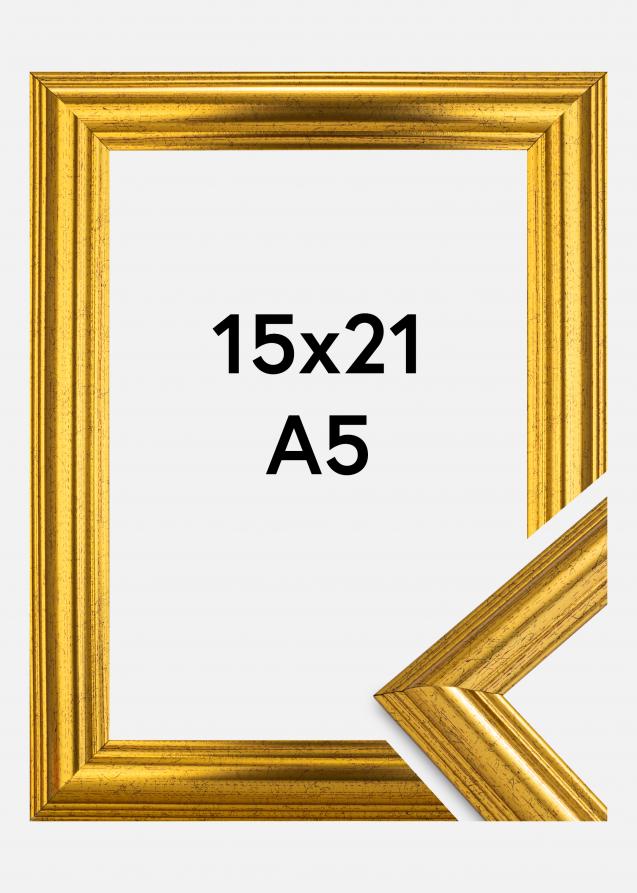 Rahmen Västkusten Acrylglas Gold 15x21 cm (A5)