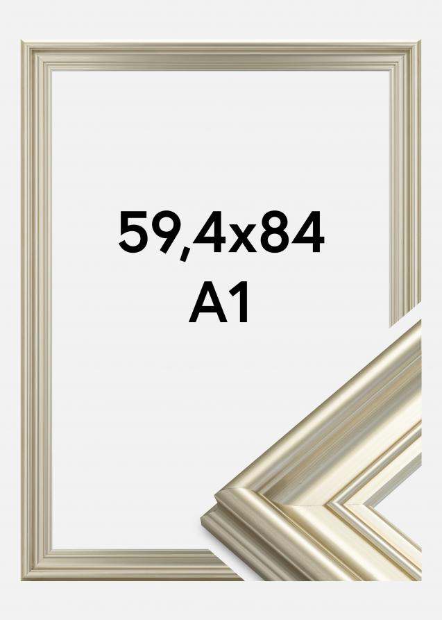 Rahmen Mora Premium Silber 59,4x84 cm (A1)