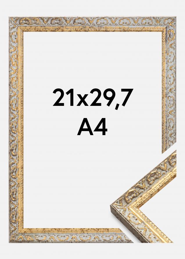 Rahmen Smith Gold-Silber 21x29,7 cm (A4)