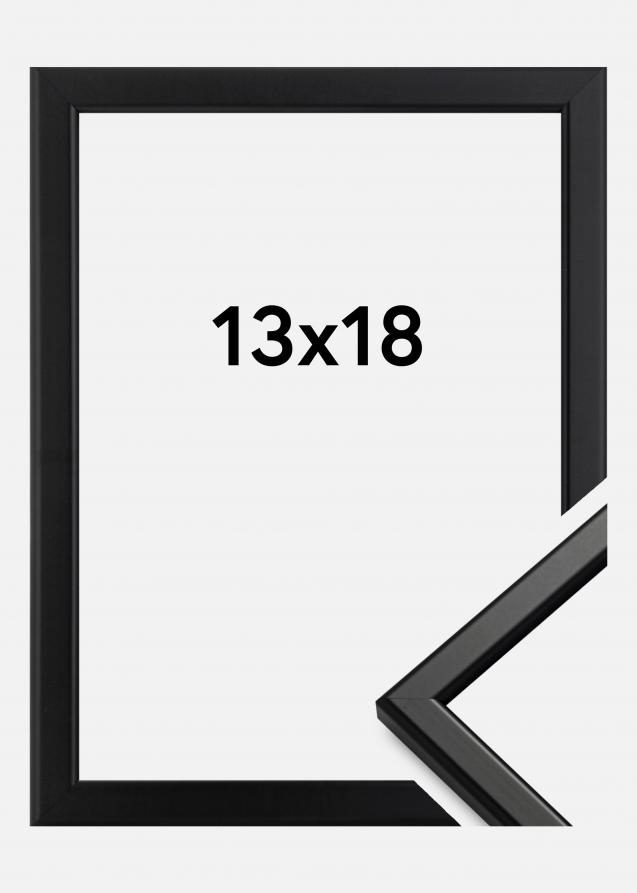Rahmen Slim Matt Antireflexglas Schwarz 13x18 cm