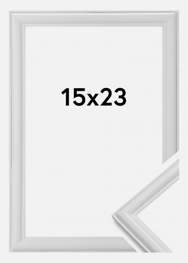 Rahmen Line Weiß 15x23 cm