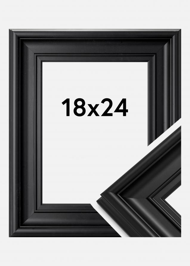 Rahmen Mora Premium Schwarz 18x24 cm