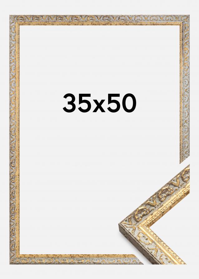 Rahmen Smith Gold-Silber 35x50 cm