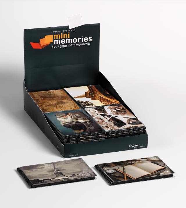 Mini Memories Album Travel 6 Varianten - 40 Bilder 10x15 cm - 36-pack