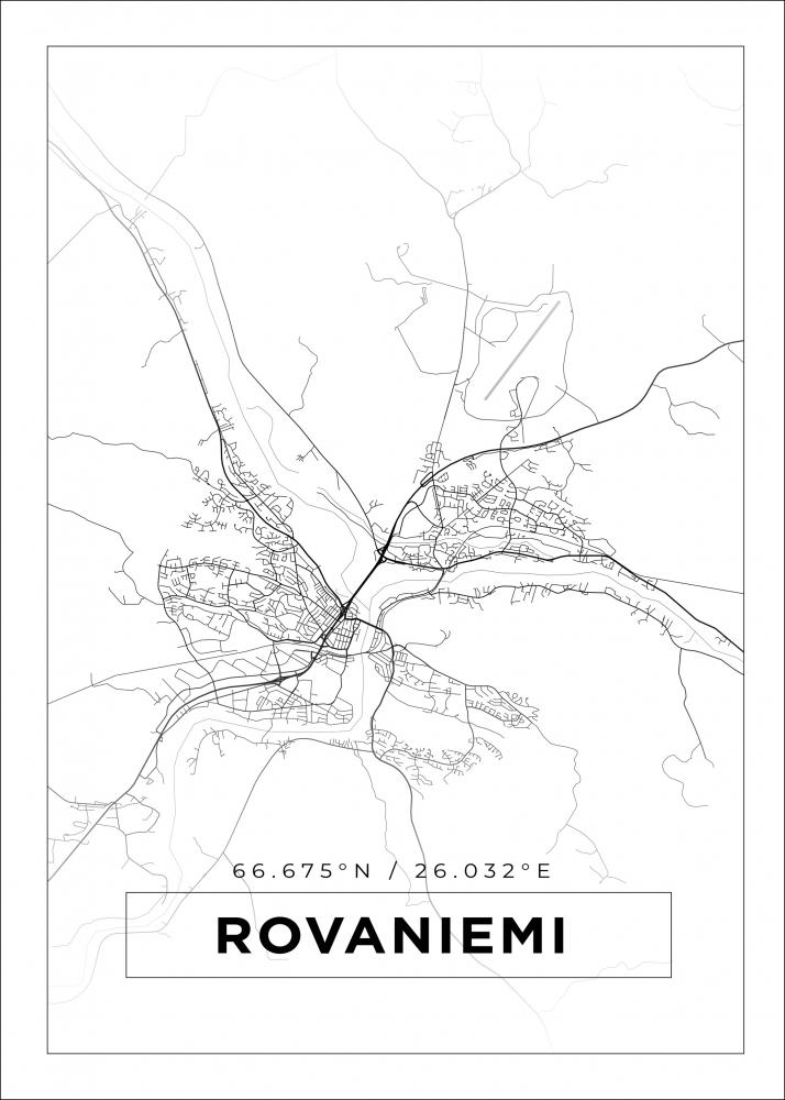 Map - Rovaniemi - White