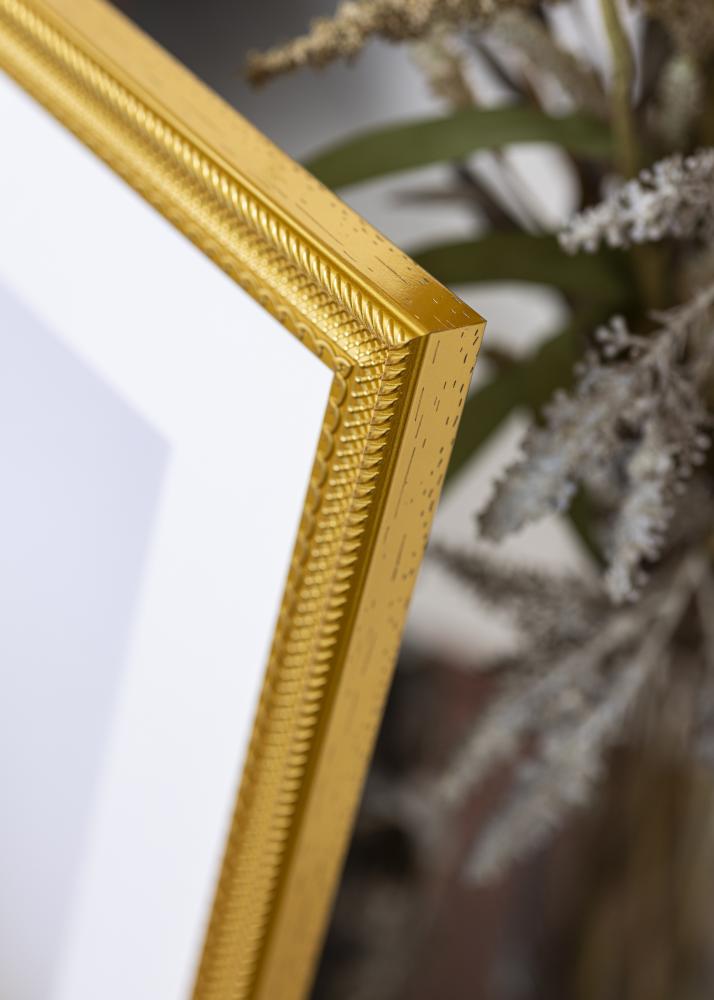 Rahmen Lattice Acrylglas Gold 60x80 cm