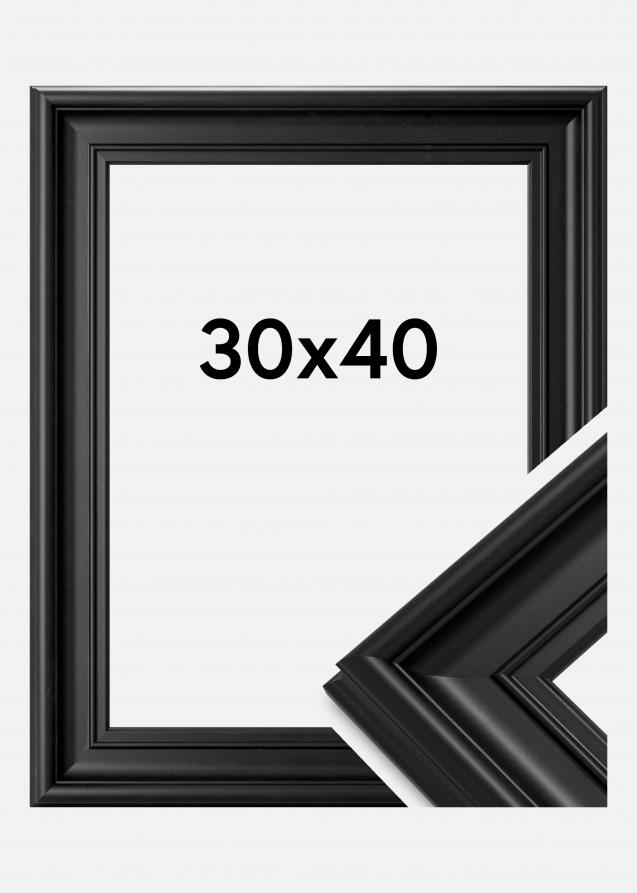 Rahmen Mora Premium Acrylglas Schwarz 30x40 cm