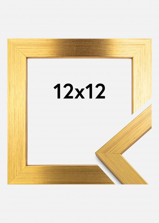 Rahmen Gold Wood 12x12 cm