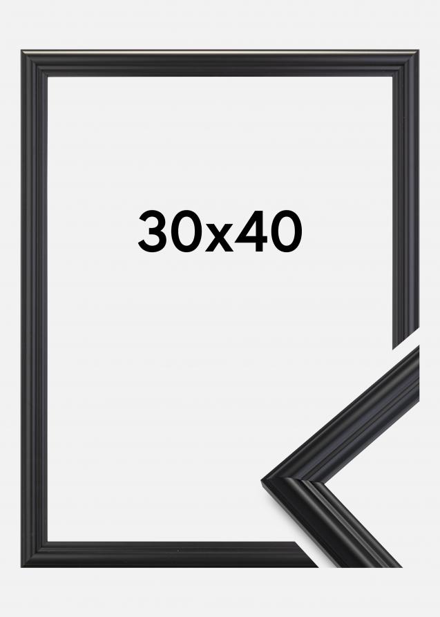 Rahmen Siljan Acrylglas Schwarz 30x40 cm