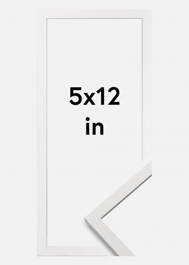 Rahmen Edsbyn Acrylglas Weiß 5x12 inches (12,7x30,48 cm)