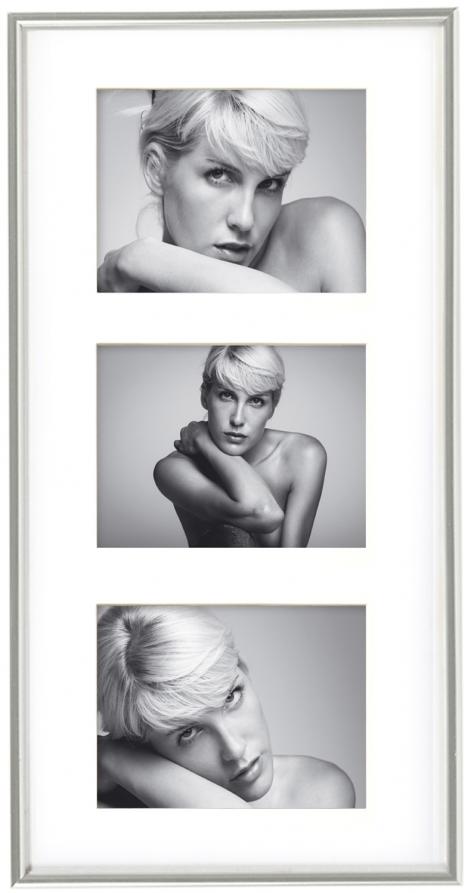 Galeria Collage-Rahmen Silber - 3 Bilder (13x18 cm)