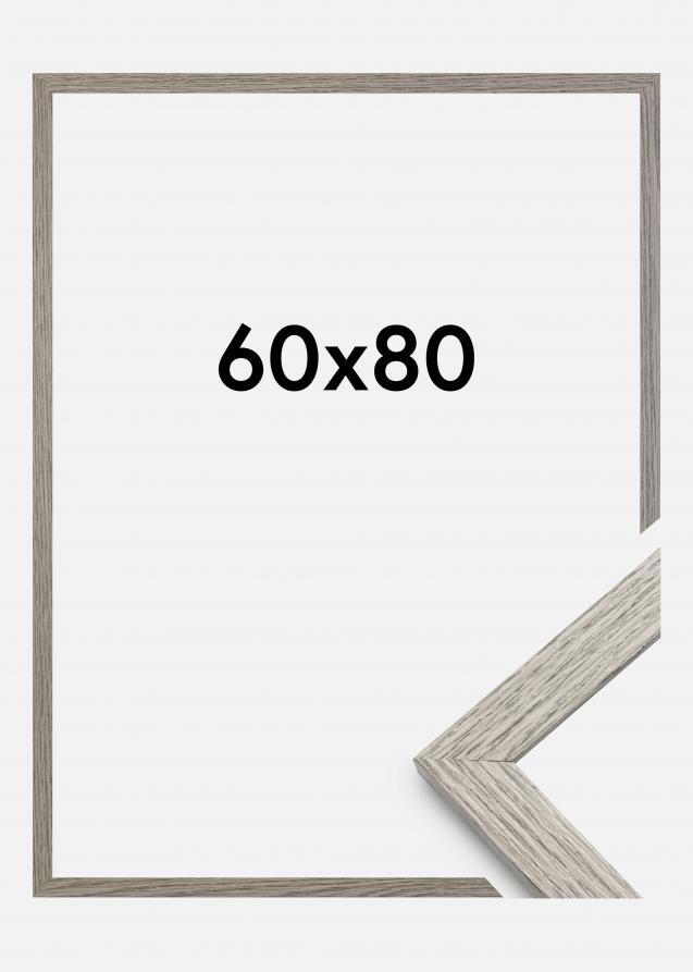 Rahmen Stilren Acrylglas Grey Oak 60x80 cm