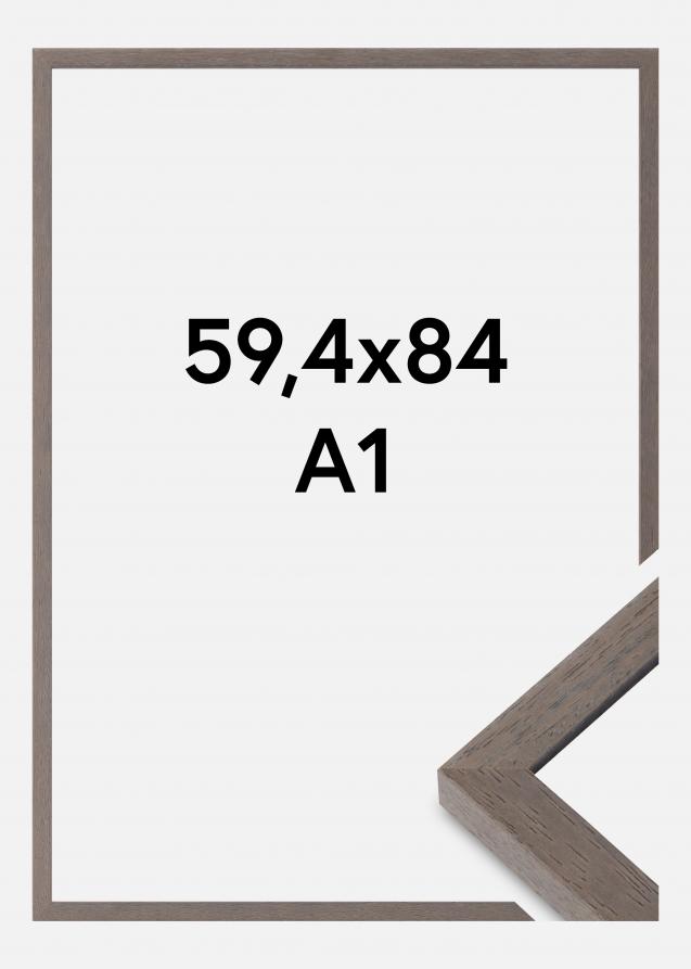 Rahmen Hermes Acrylglas Grau 59,4x84 cm (A1)