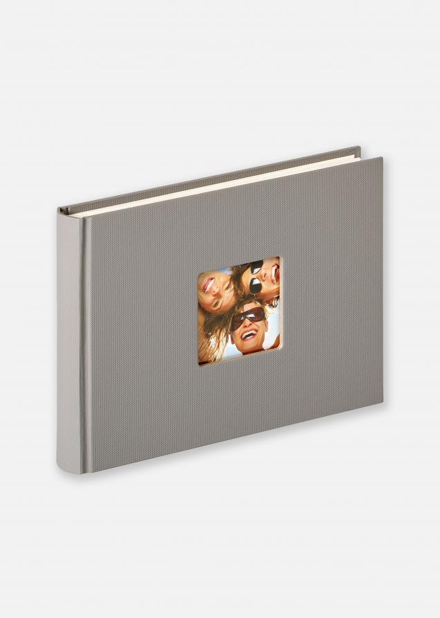 Fun Design Grau - 22x16 cm (40 weiße Seiten / 20 Blatt)