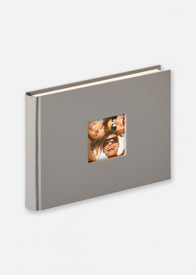 Fun Design Grau - 22x16 cm (40 weiße Seiten / 20 Blatt)