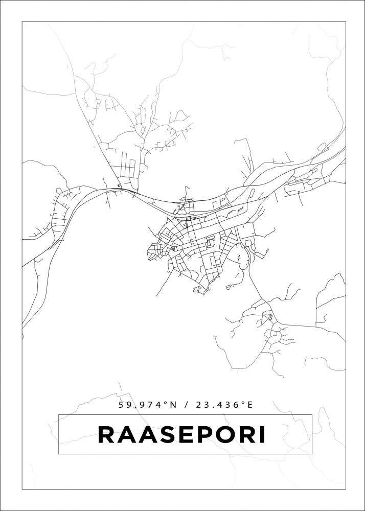Map - Raseborg - White