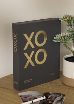 KAILA XOXO Black - Coffee Table Photo Album (60 Schwarze Seiten)