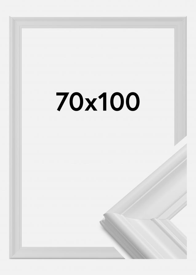 Rahmen Mora Premium Acrylglas Weiß 70x100 cm