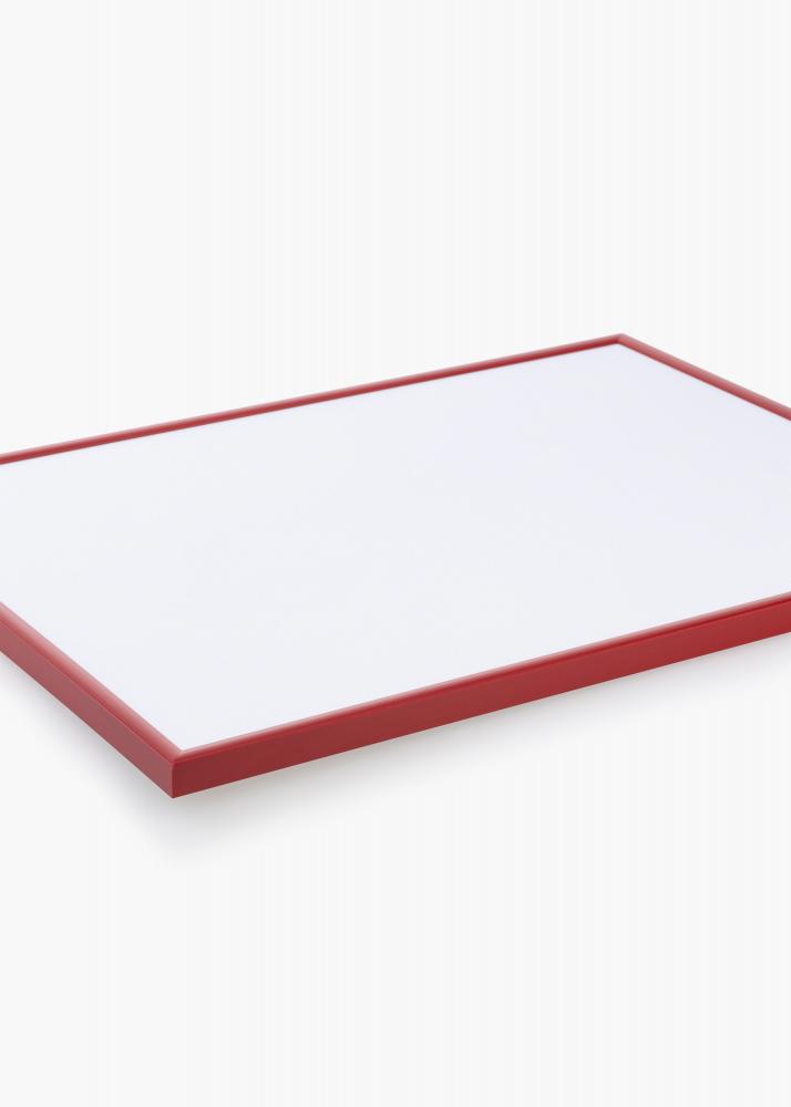 Rahmen New Lifestyle Medium Red 50x70 cm - Passepartout Wei 42x59,4 cm