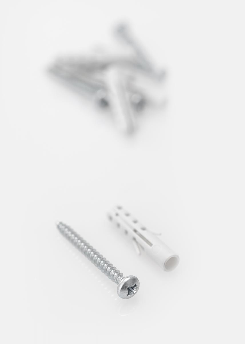 Schraube und Dübel für Betonwand - 5er-Pack (40x8 mm)
