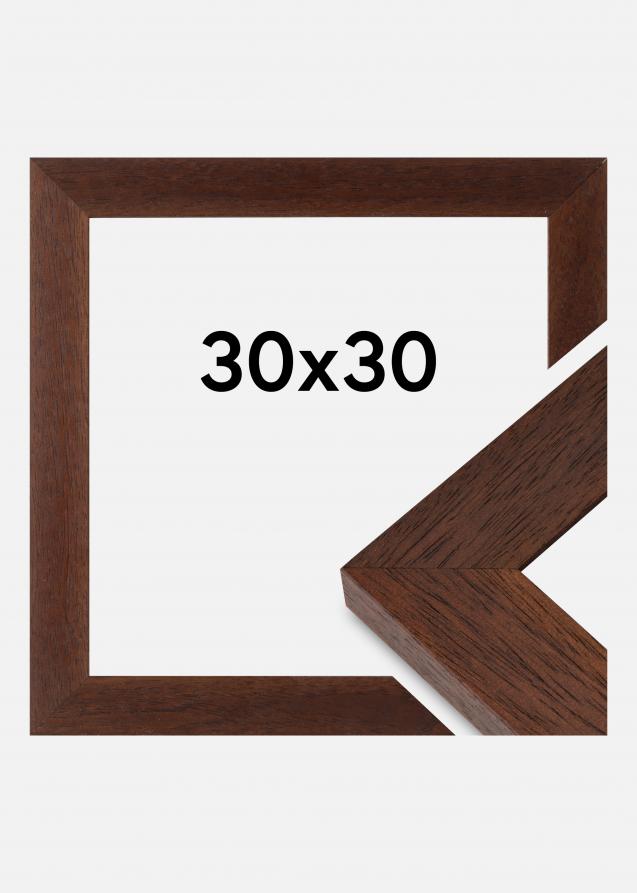 Rahmen Juno Acrylglas Teak 30x30 cm