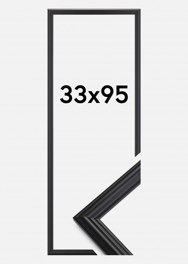 Rahmen Siljan Schwarz 33x95 cm