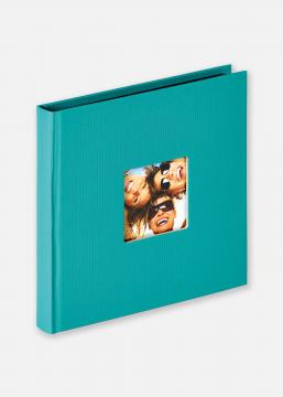 Fun Album Trkis - 18x18 cm (30 schwarze Seiten / 15 Blatt)