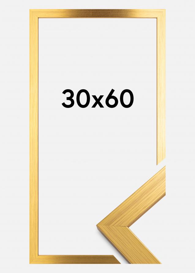Rahmen Gold Wood 30x60 cm
