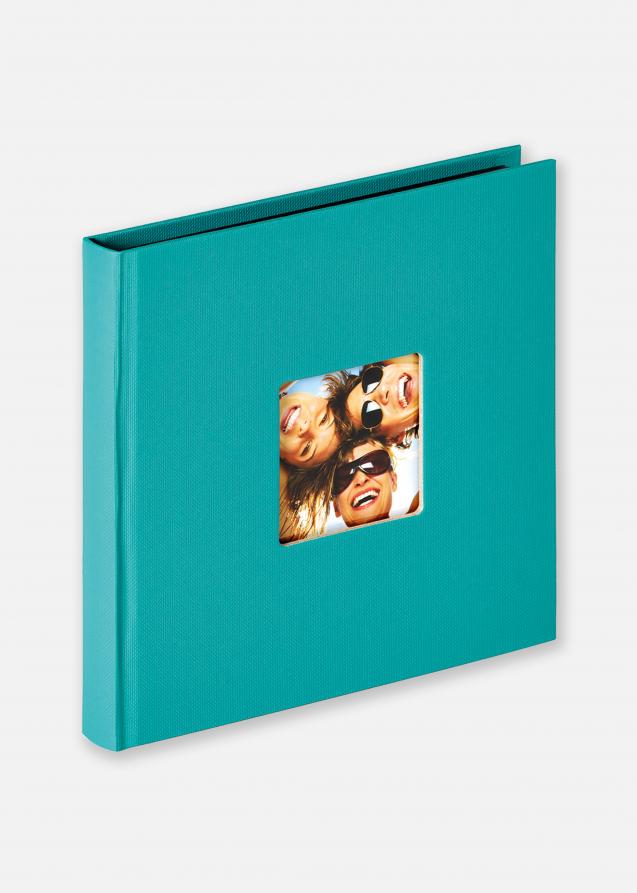 Fun Album Türkis - 18x18 cm (30 schwarze Seiten / 15 Blatt)