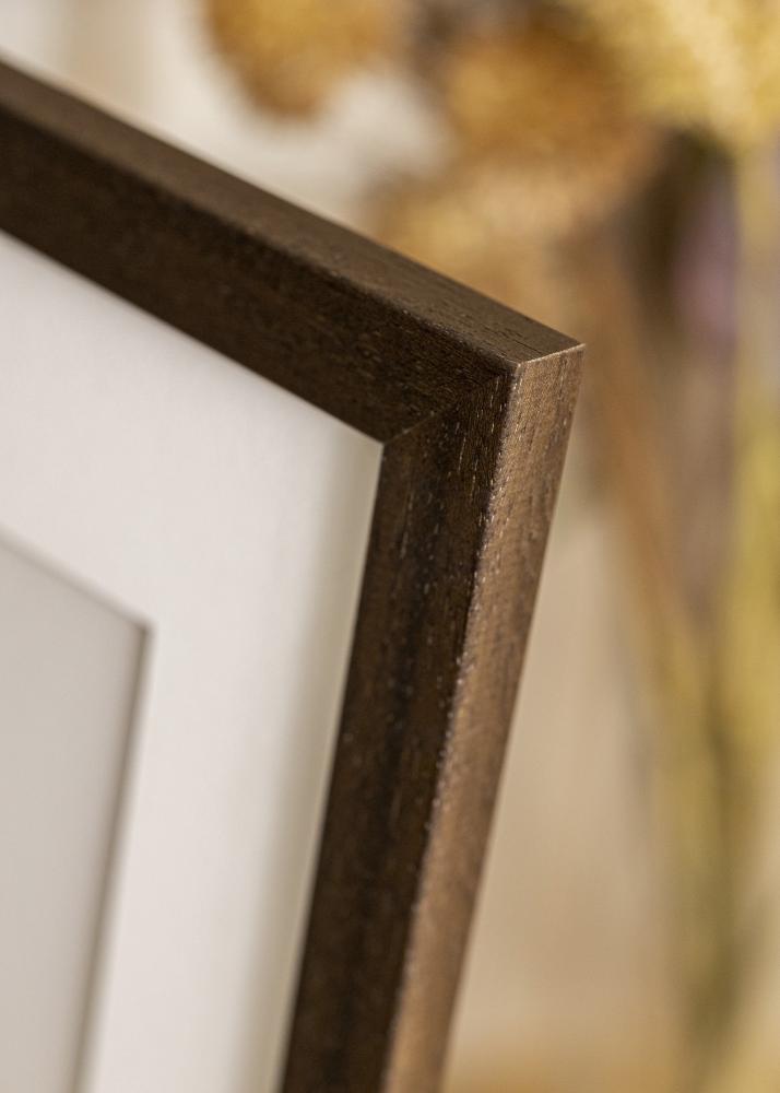 Rahmen Brown Wood Acrylglas 18x46 cm
