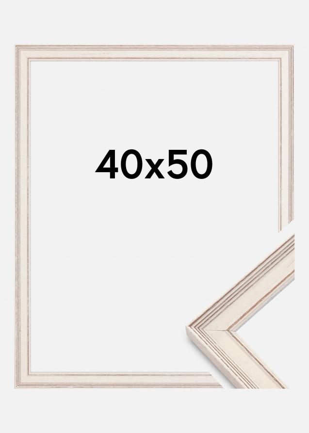 Rahmen Shabby Chic Weiß 40x50 cm