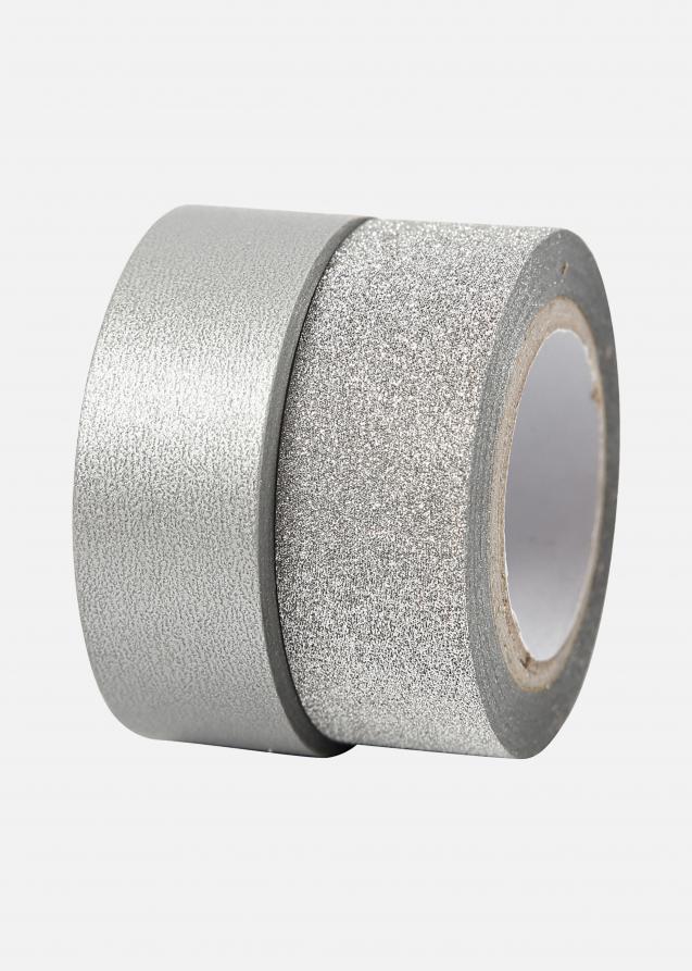Washi Tape Silber - 15 mm