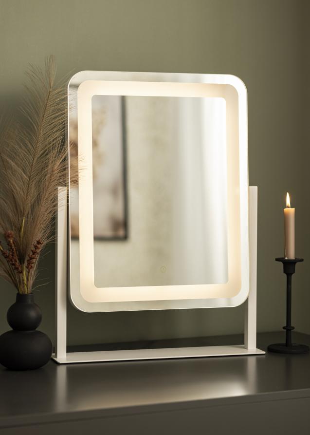 KAILA Kosmetikspiegel III Weiß - 45x60 cm
