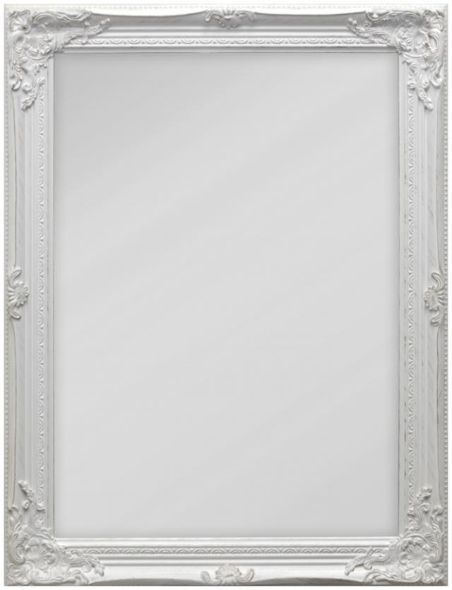 Spiegel Antique Weiß 50x70 cm