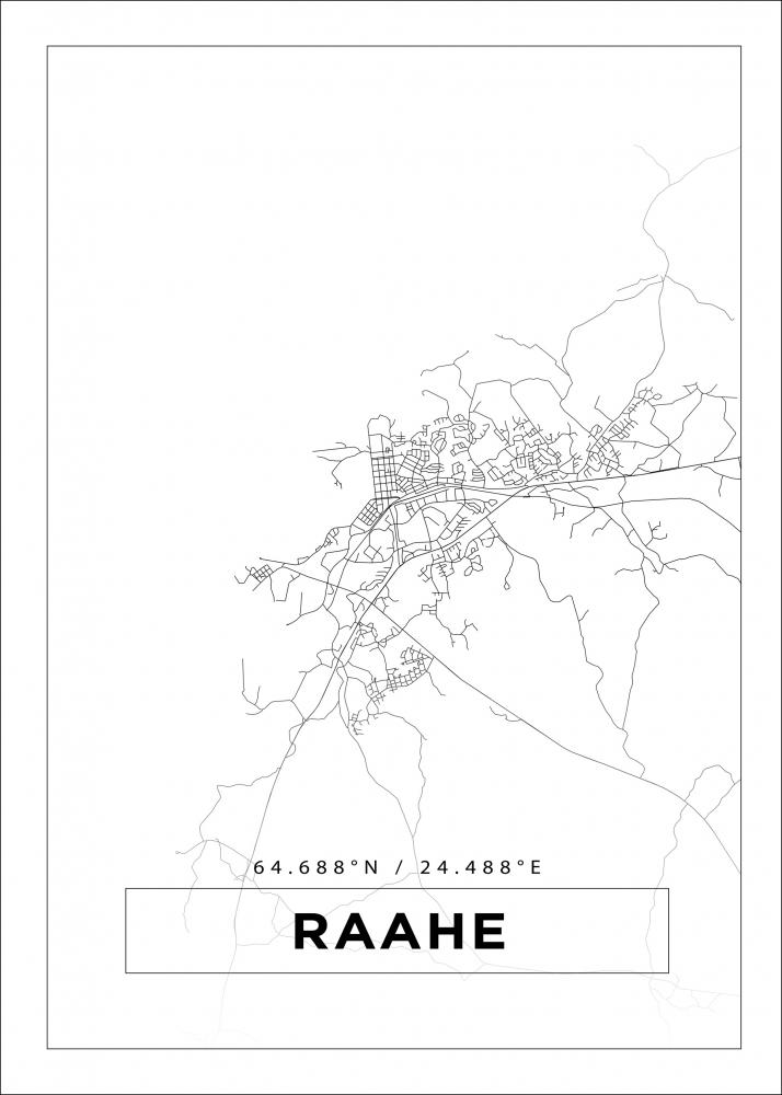 Map - Raahe - White