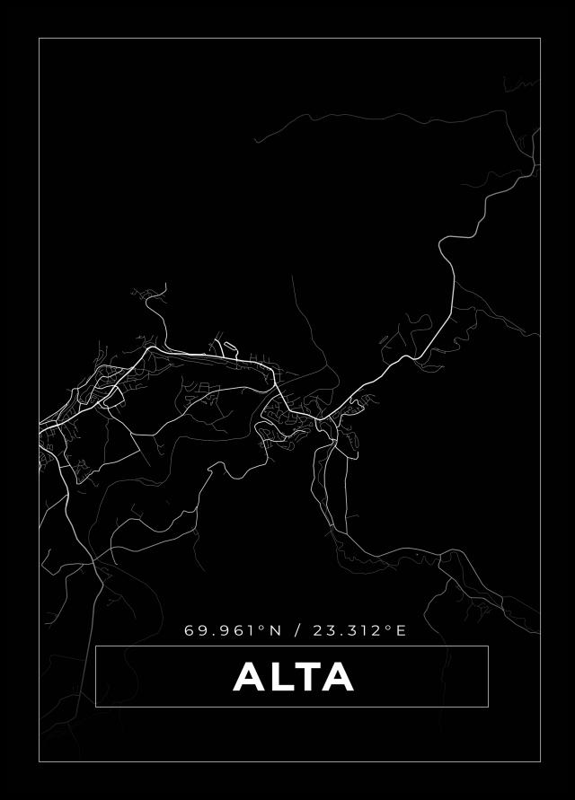 Map - Alta - Black