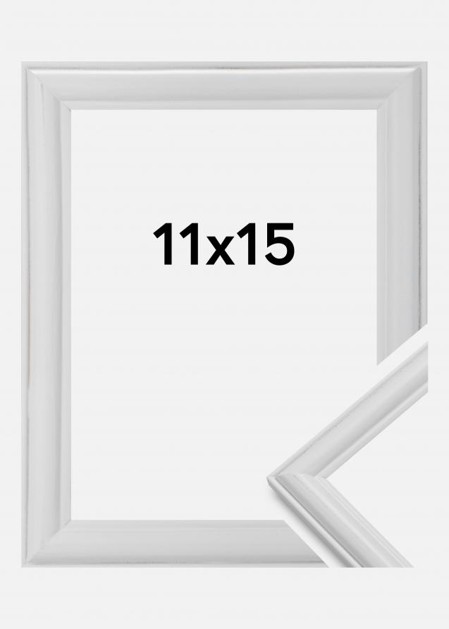 Rahmen Line Weiß 11x15 cm