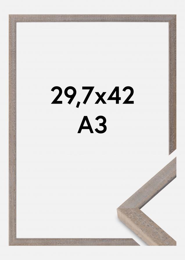 Rahmen Ares Acrylglas Grau 29,7x42 cm (A3)