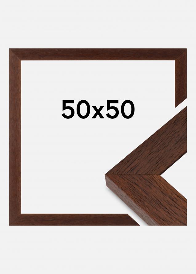 Rahmen Juno Acrylglas Teak 50x50 cm