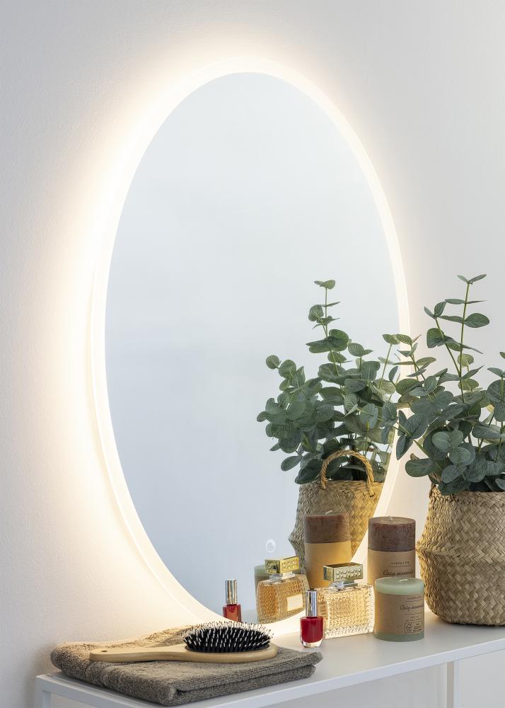 KAILA Spiegel Oval LED 60x80 cm