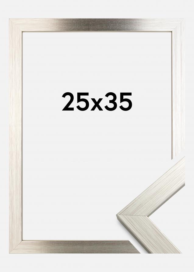 Rahmen Silver Wood 25x35 cm